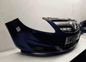 Zderzak przód przedni opel corsa d Z21B granat granatowy 5