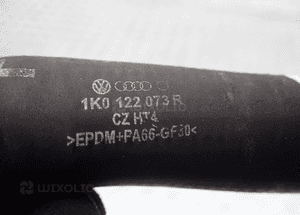 PRZEWÓD WĄŻ RURA WODY AUDI A3 8P 2.0 TFSI 1K0122073R RADOM 3