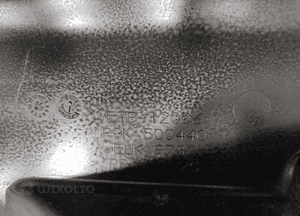 Osłona pasa chłodnicy wentylatora land rover defender 2.4 tdci PGK500440 3