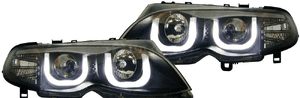 Lampy Reflektory LED 3D U-Style BMW E46 01-05 3