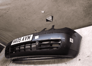 Zderzak przód przedni vw volkswagen polo 9N okular LC7V szary grafitowy 3