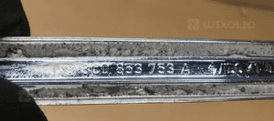 Listwa drzwi lewy tył tylna lewa chrom VW Passat B6 3C0853753A 5