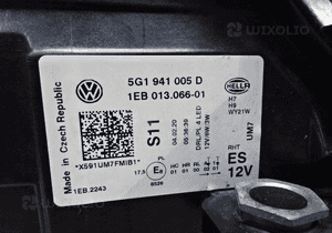 LE reflektor LED Vw Golf 7 LIFT 5G1941005D 2018r 9