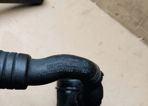 Przewód wąż rura intercoolera VW Golf IV 1.9 TDI 1J0129654S 038103493AB 7