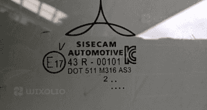RENAULT CLIO V 2023 szyba boczna prawa tylna 2