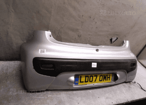 Zderzak tył tylny do peugeot 107 citroen C1 ezrc srebrny 3
