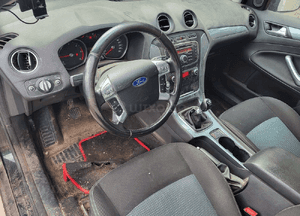 DESKA ROZDZIELCZA KONSOLA AIR BAG PODUSZKA Ford Mondeo Mk4 IV lift 10- EU 2