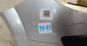 Zderzak przód przedni opel astra h 3 iii Z157 srebrny halogeny 4