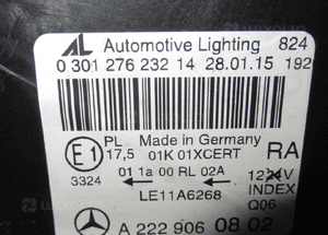 Lampa przednia przód prawa mercedes s-klasa W222 full led 2013-2017 15