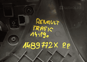 TAPICERKA DRZWI BOCZEK PRZEDNIE PRAWE / LEWE RENAULT  TRAFIC  14-19R 1489772X / 1489774X 4
