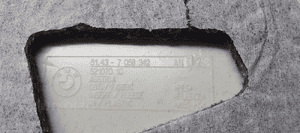 Osłona poszycie słupka prawy tył BMW 3 E90 7058342 5