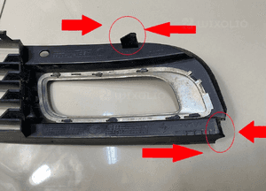 Audi A8 D3 lift kratka halogenu zderzaka lewa 4E0807681AM 4