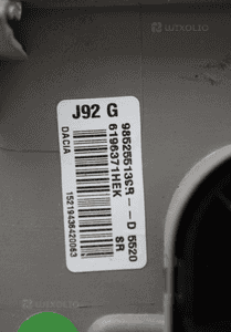 Poduszki pasy airbag Dacia Lodgy, Dacia Dokker 8