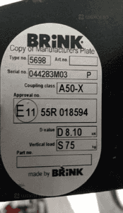 PEUGEOT 3008 II hak holowniczy BRINK E11 55R 018594 4