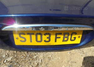 Klapa bagaznika jaguar s-type jhm listwa chrom 2