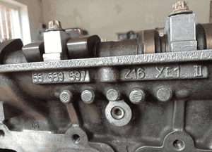 głowica astra h zafira b 1.6 16v 55559597 z16xe1 6