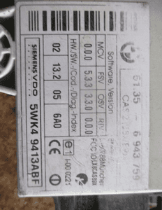 MODUŁ KOMFORTU CAS BMW 1 E87 6943759 2