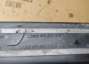 Listwa progowa progu lewy tył tylna lewa Audi A6 C6 4F0853375C 5