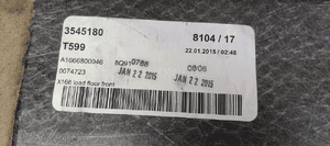 Podłoga wykładzina bagażnika Mercedes GL X166 W166 A1666800046 7