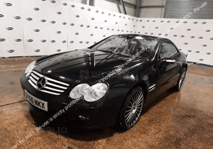 Maska Zderzak Reflektory Błotniki Wzmocnienie Belka Pas Przedni Lampy Mercedes SL500 SL350 R230 2
