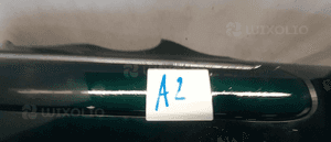 Zderzak przód przedni mercedes benz c klasa W203 zgnita zieleń zielony halogeny 2