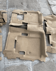 mercedes GL ml 164 dywan wykładzina beżowa przód tył beż 6