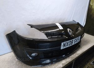 Zderzak przód przedni renault clio 3 iii NV676 czarny halogeny 5