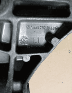 Podstawa łapa alternatora rolki Mercedes A-Klasa W169 2.0 CDI A6402021040 4
