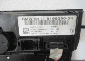 Panel nawiewu sterownik klimatyzacji bmw 3 E90 E91 2004- 6