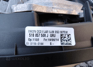 Obudowa lusterka prawego vw golf vii sportvagon 518857508 j oryginał 3