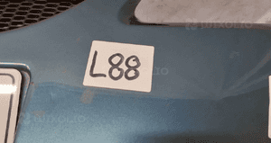 Zderzak przód przedni do nissan almera N16 lift fl błękitny 4