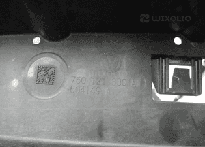 Vw touareg osłona dolna kierownica powietrza belka absorber 5