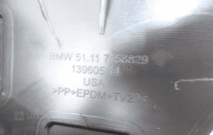 Bmw Z4 E85 2002- ślizg mocowanie zderzaka lewy przód 7158829 5