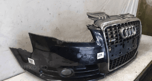 Zderzak przód przedni audi A4 B7 LY9B czarny s line S4 B7 halogeny 3
