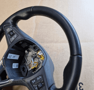 Opel astra k zafira c corsa e kierownica skórzana skóra ładna 6