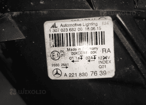 Mercedes s W221 lift lampy przód przednie bi-xenon night vision skrętne kpl 14