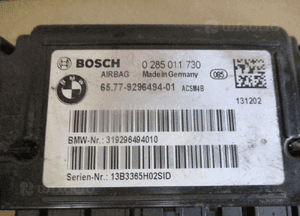 Moduł sterownik air bag bmw F20 F21 F30 F31 9296494 3