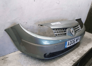 Zderzak przód przedni do renault scenic ii 2 TED97 zielony halogeny 2