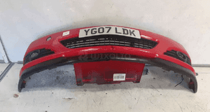 Zderzak przód przedni do opel astra h gtc Z547 czerwony halogeny 1