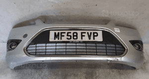 ! ZDERZAK PRZÓD PRZEDNI FORD FOCUS MK.2 2 II LIFT FL 03 SREBRNY  GRILL HALOGENY 1