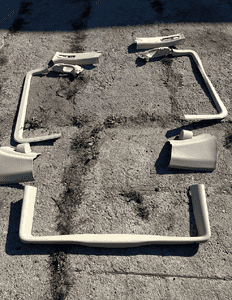 Mercedes 639 Viano trend Vito tapicerka boczek wnętrze boczki tapicerka long podsufitka wnętrze trend lift beż beżowe banan 12