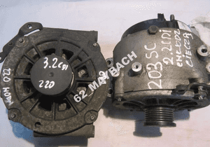 MERCEDES CDI  alternator wodny S 220 C 203 E 211 ML 163  0001502550 190A 1