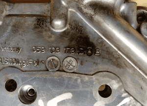 Osłona obudowa rozrządu Audi Q5 3.0 TDI CTB 059103173DB 4