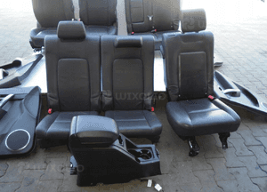 Fotele siedzenia skóra 7 osób chevrolet captiva 2