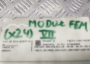 Bmw F30 F31 skrzynka bezpieczników moduł fem 9314237 2