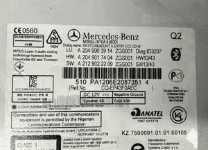 Radio czytnik nawigacja navi mercedes W204 A2049003914 9