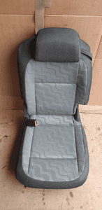 Fotel siedzenie lewy tył tylny Skoda Roomster 5