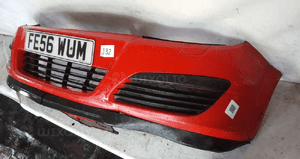 Zderzak przód przedni do opel astra h 3 iii Y547 czerwony 3