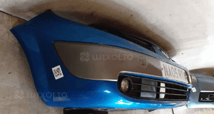Zderzak przód przedni renault scenic 2 ii TEI45 niebieski błękitny halogeny 4