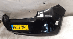 Zderzak tył tylny toyota yaris 2 ii 209 czarny 3